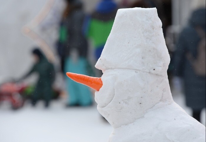 Конкурс снеговиков в Калуге перенесен из-за оттепели