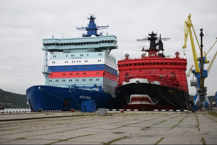 Суммарная мощность ледокольного флота РФ составляет почти 700 МВт