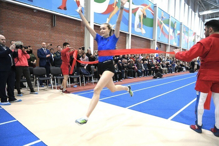 Легкоатлетический манеж открыли в кампусе Петрозаводского университета