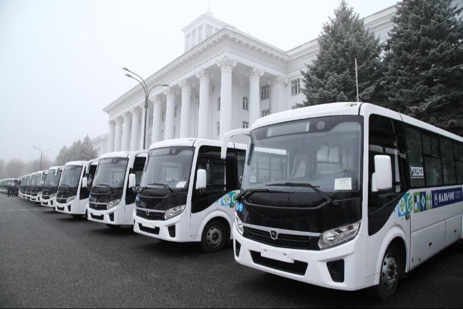 Более 40 новых автобусов выйдут на маршруты в Кабардино-Балкарии