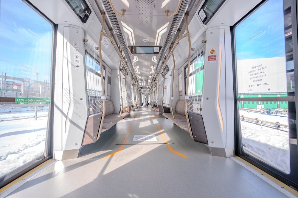 Новое поколение поездов метро "Москва-2024" запустили в столице