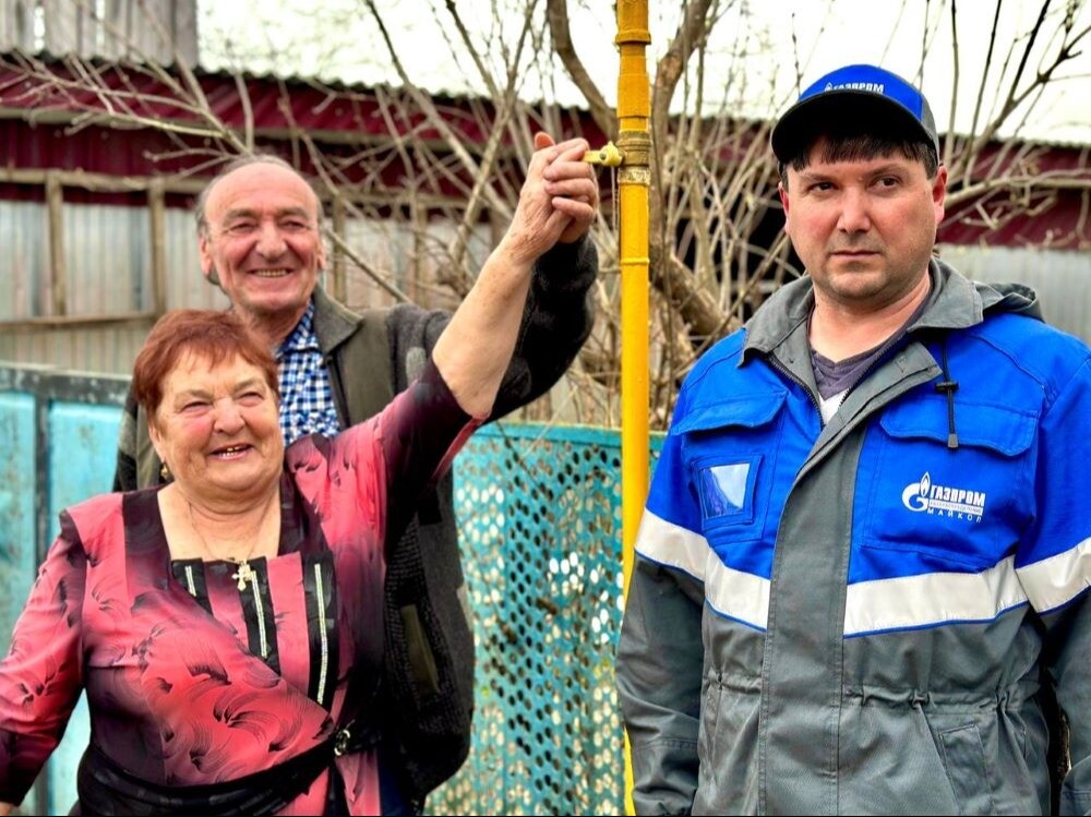 Газпром газифицировал отдаленную станицу в Адыгее с населением менее 700 человек