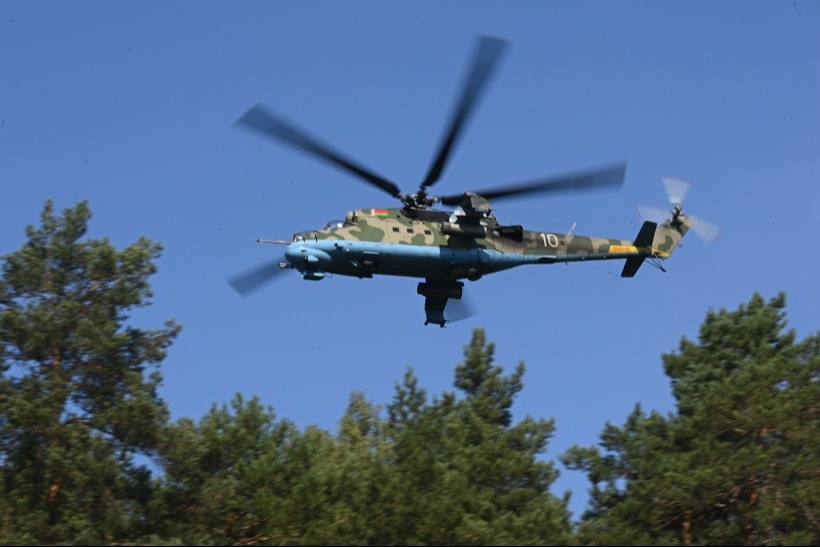 Минобороны РФ сообщило о крушении вертолета Ми-24 у побережья Крыма