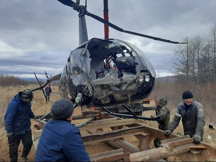 Дело о повреждении вертолета при взлете расследуют в Забайкалье