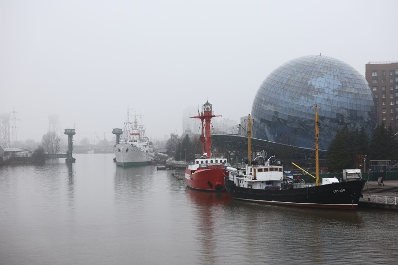 Калининградский Музей Мирового океана подарил городу новый фонтан