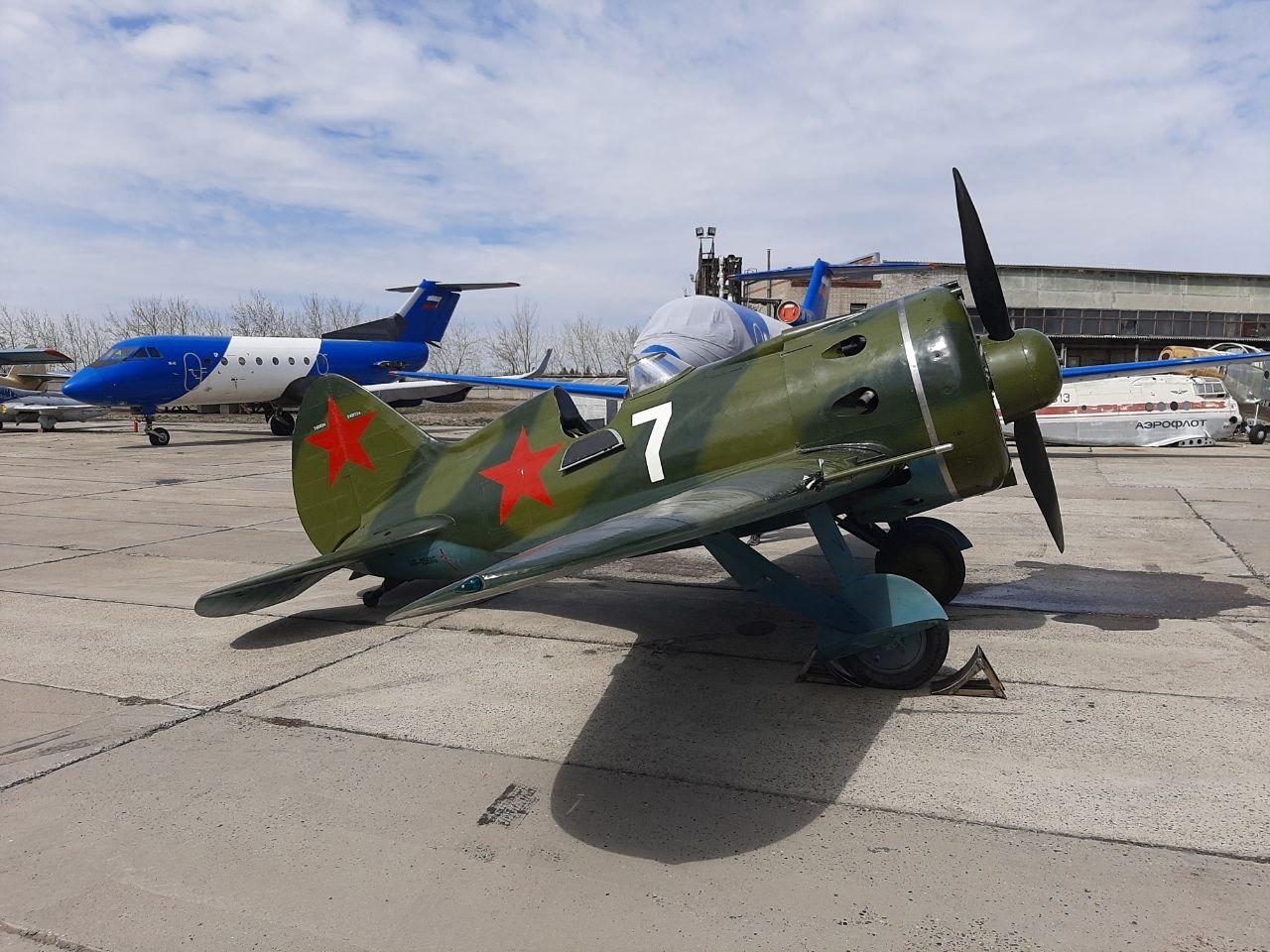 Восстановленный И-16 поднимется в День Победы в небо над Новосибирском