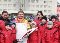 Жители подмосковных Мытищ поддержали российских спортсменов Олимпийской разминкой