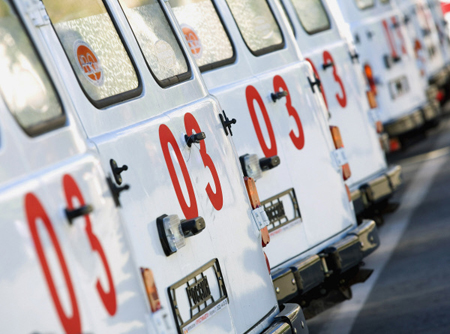 Партия машин "скорой помощи" передана лечебным учреждениям Тульской области