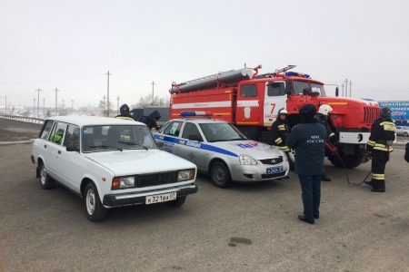 Спасатели Кабардино-Балкарии проводят тренировки на всех опасных участках федеральной трассы "Кавказ"