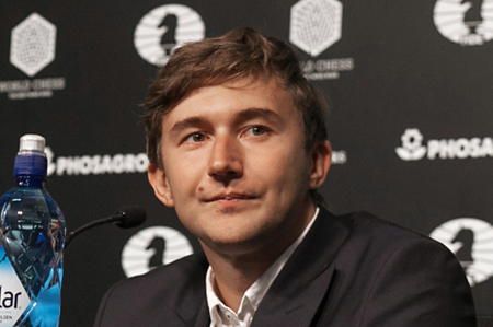 Сергей Карякин одержал победу в восьмой партии чемпионского матча