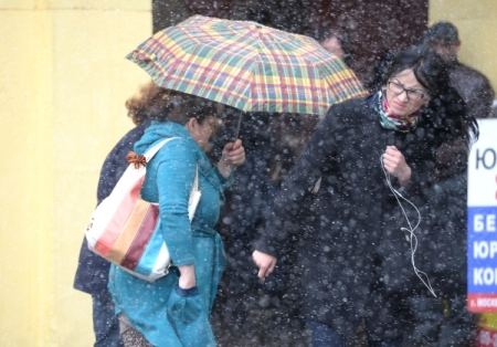 Заморозки и мокрый снег ожидаются на Пасху в Москве
