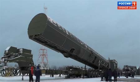 Россия обладает гиперзвуковым оружием "Сармат"