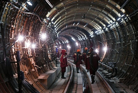 Проложен тоннель новой ветки метро под действующей Таганско-Краснопресненской линией