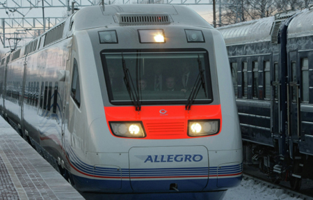 Дополнительные поезда "Аллегро" будут назначены на дни матчей ЧМ-2018