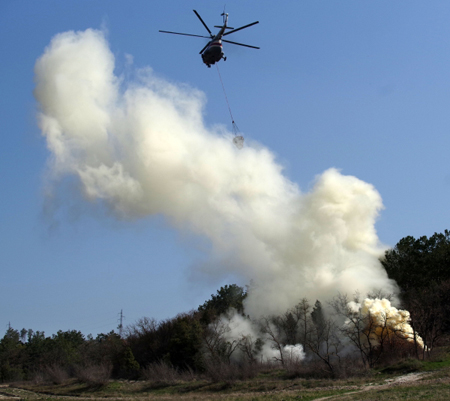 Военные вертолеты из Хабаровска будут тушить природные пожары в Приамурье