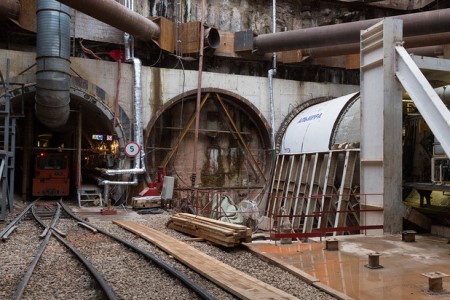 Началась проходка тоннеля Большого кольца метро до станции "Авиамоторная"