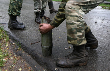 Сотрудники Росгвардии уничтожили найденные в Крымском районе Кубани бомбы и снаряды времен войны
