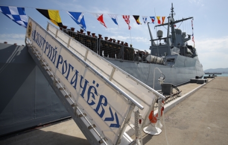 Новейший патрульный корабль ЧФ "Дмитрий Рогачев" совершил переход из Новороссийска в Севастополь