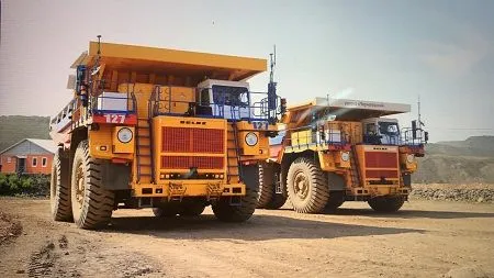 Роботизированные самосвалы БелАЗ проходят промышленные испытания в Хакасии