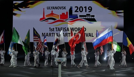 Спортсмены и гости из двух десятков стран принимают участие во всемирном фестивале боевых искусств ТАФИСА в Ульяновске