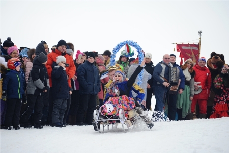 Праздник "Лысогорские санки" под Тамбовом посетили более 25 тыс. человек