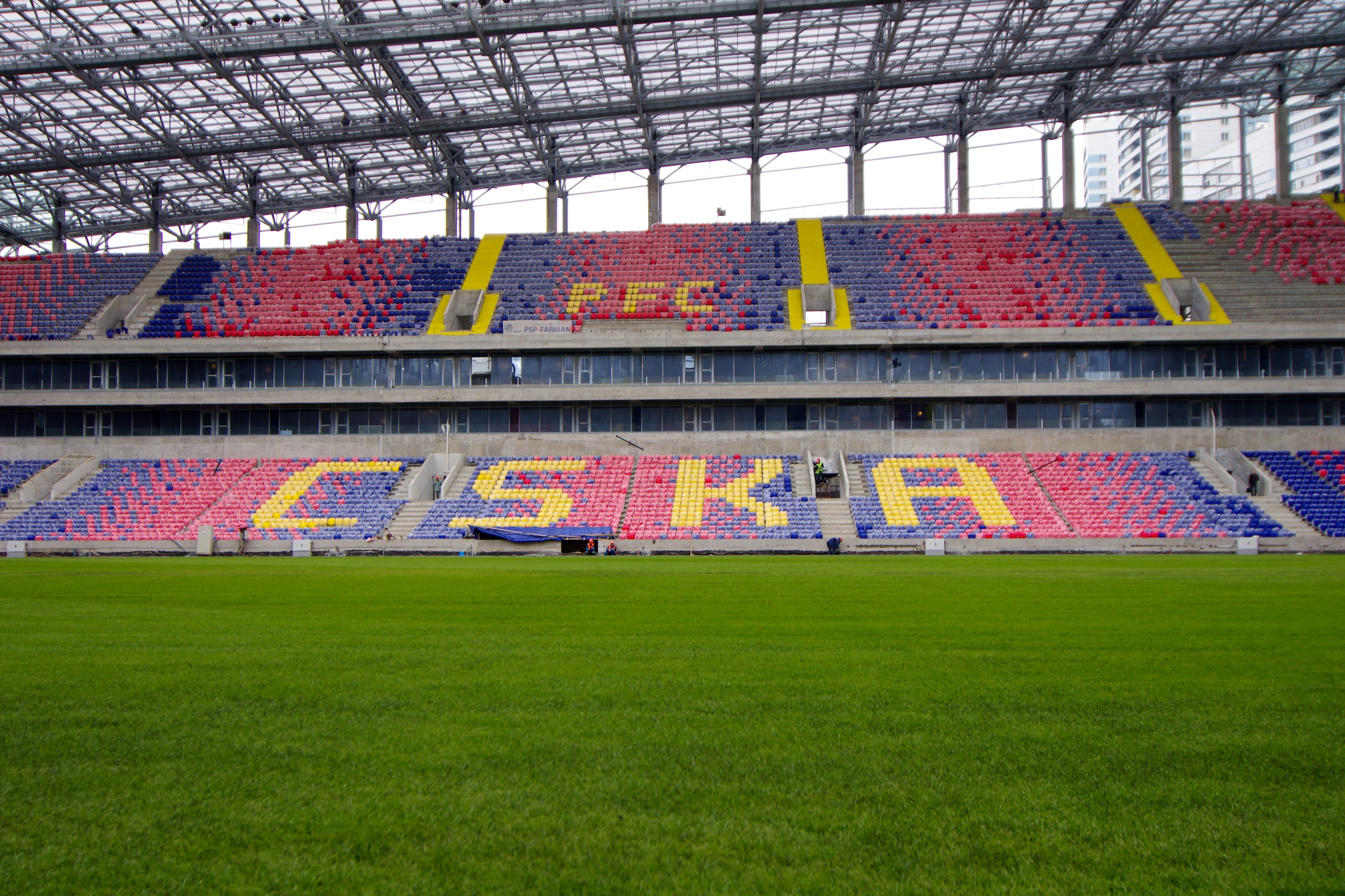 Стадион ЦСКА готовится к открытию