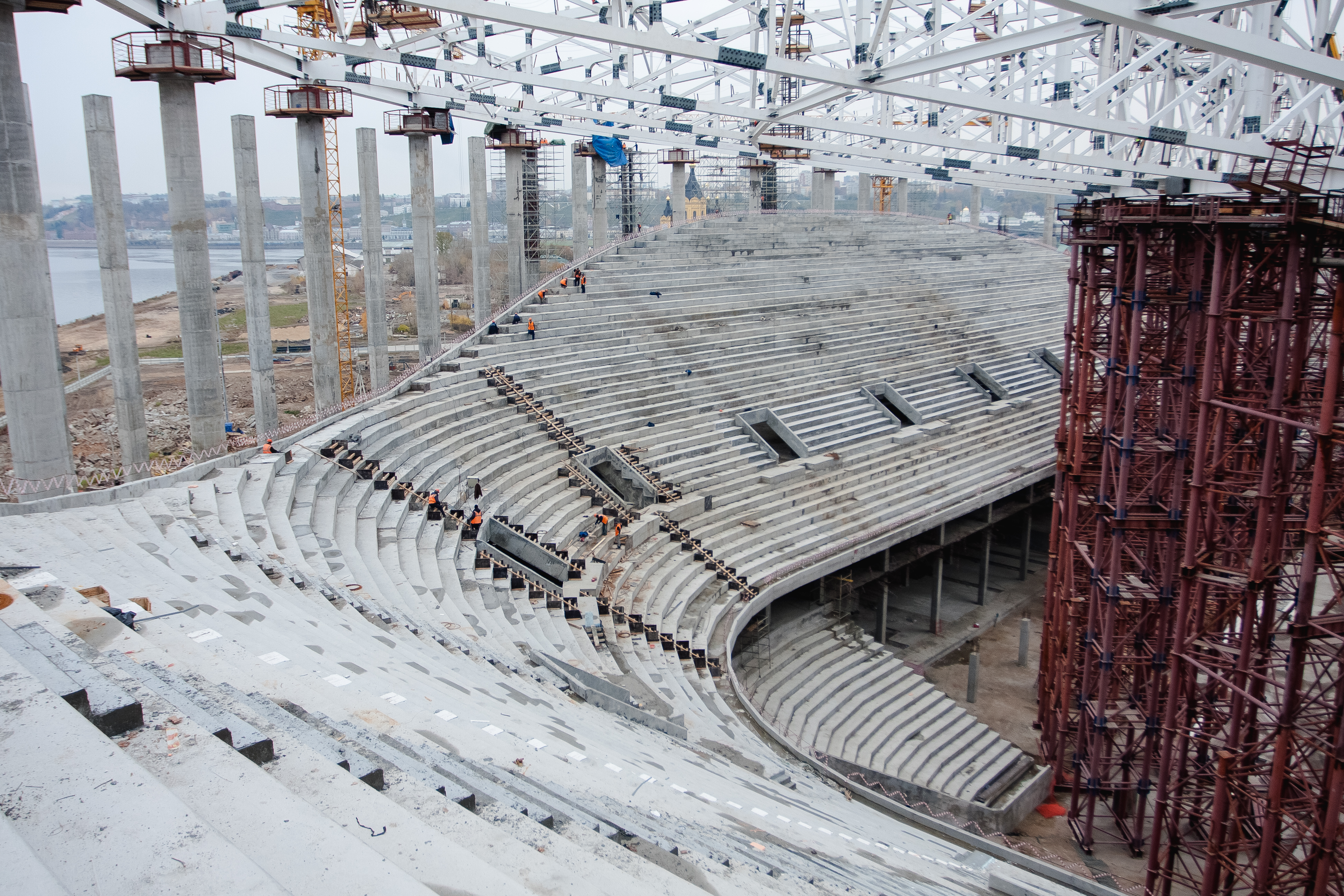Срок ввода нижегородского стадиона к ЧМ по футболу перенесли на 2018 год