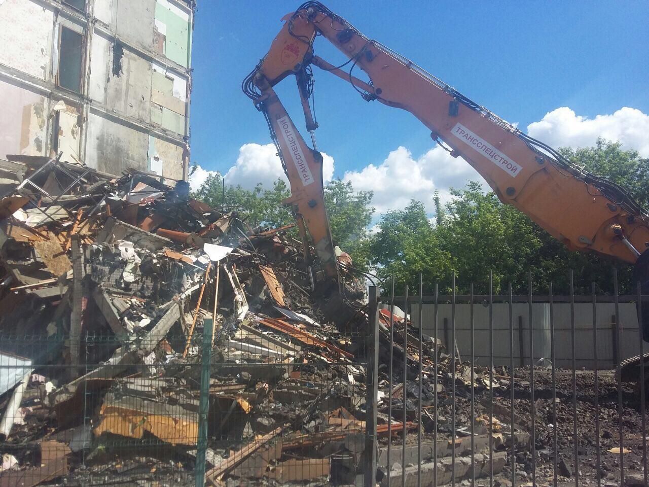 Почти 60 домов демонтировали по программе реновации в Москве