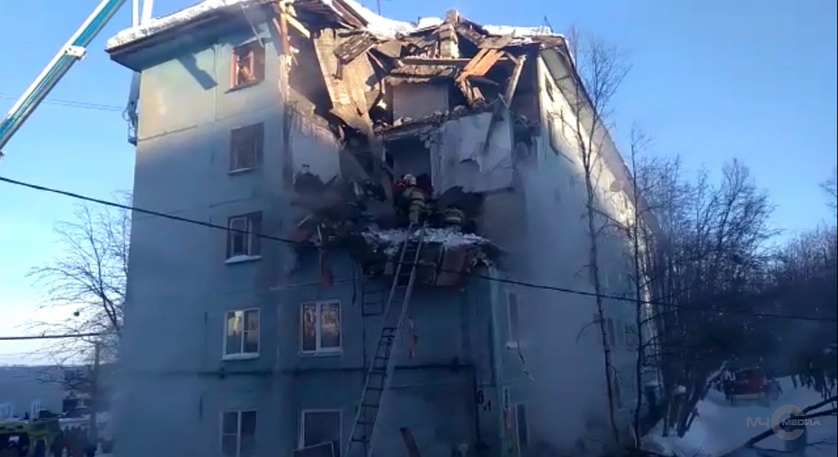Жертвами взрыва газа в Мурманске стали три человека