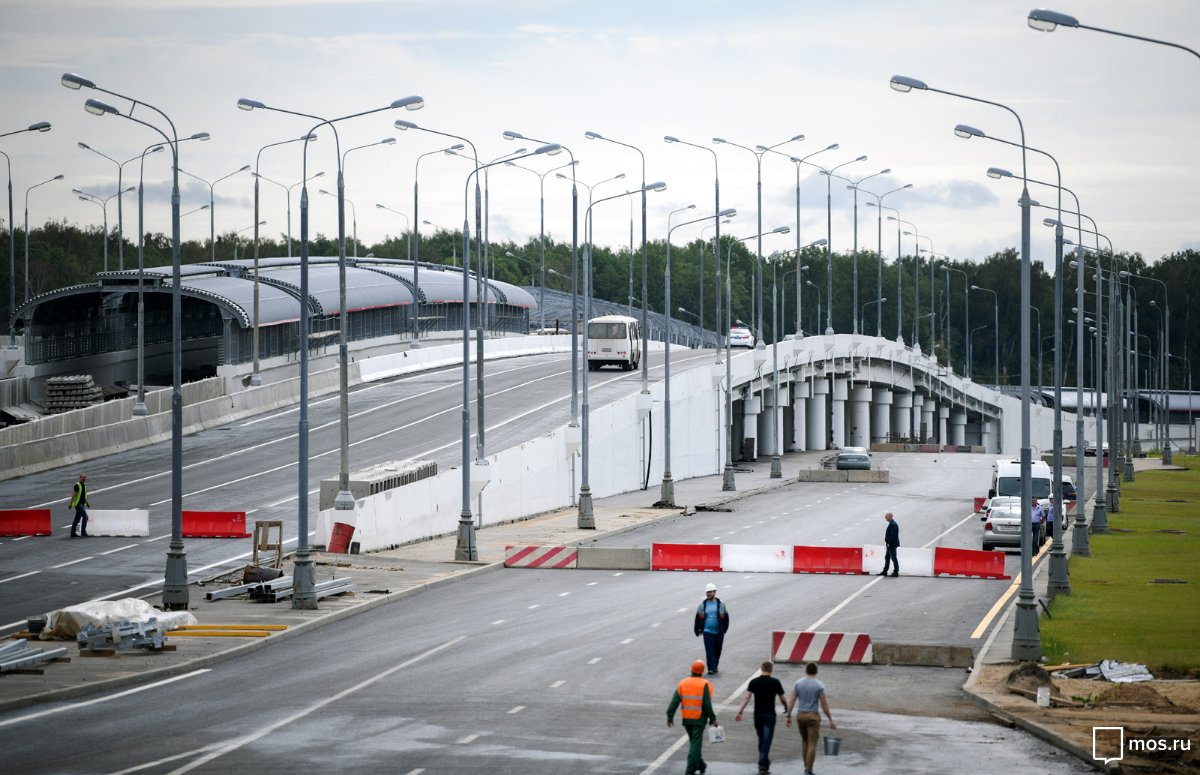 Более 20 км дорог построено в Москве с начала 2019 года