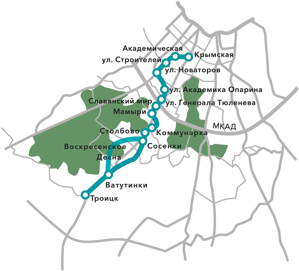 Началась разработка маршрута линии метро в Троицк
