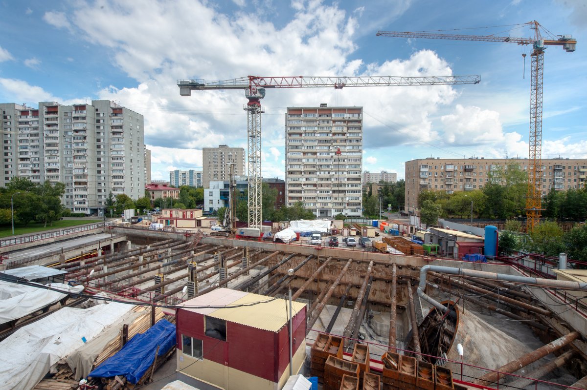 Власти Москвы рассказали о ходе строительства одной из сложнейших станций БКЛ метро