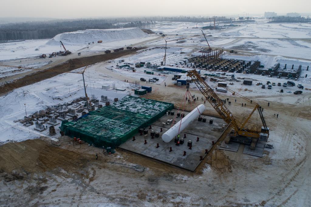 Строительство аэропорта за 35 млрд рублей началось на космодроме "Восточный"