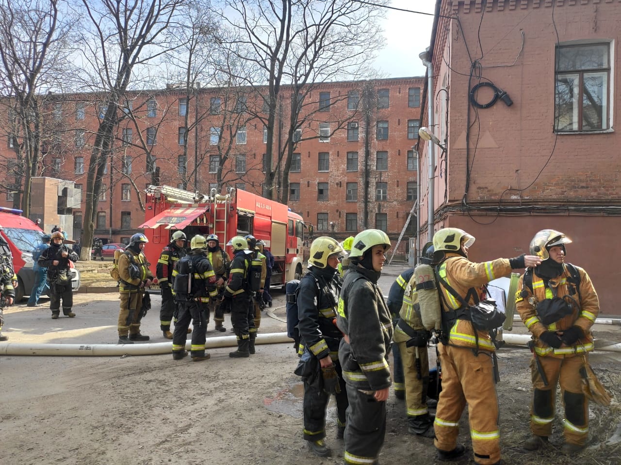 Уголовное дело возбуждено по факту пожара в БЦ "Невская мануфактура"