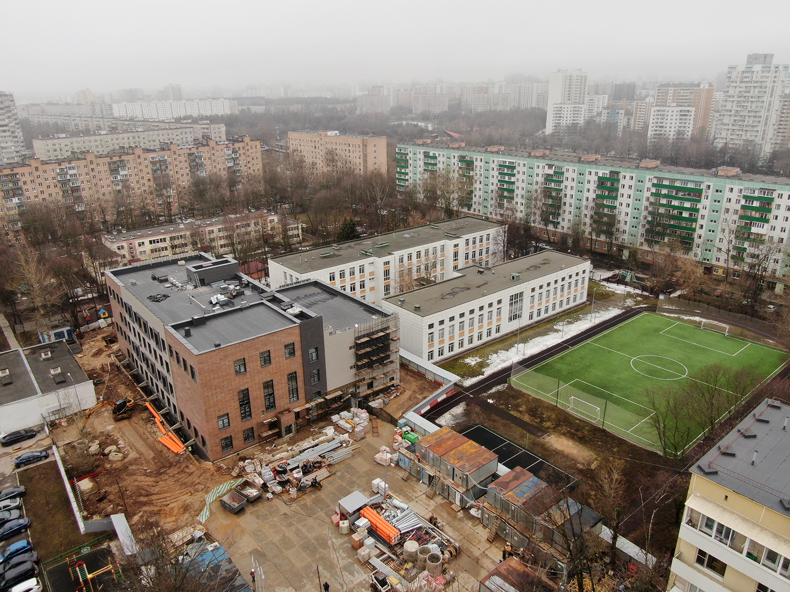 Новый корпус школы №771 в Дмитровском районе Москвы примет учеников в сентябре этого года