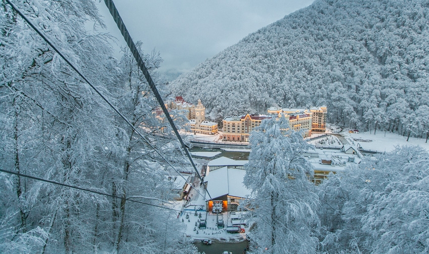 Горнолыжный курорт "Роза Хутор" официально открывает зимний сезон 2015/2016 года