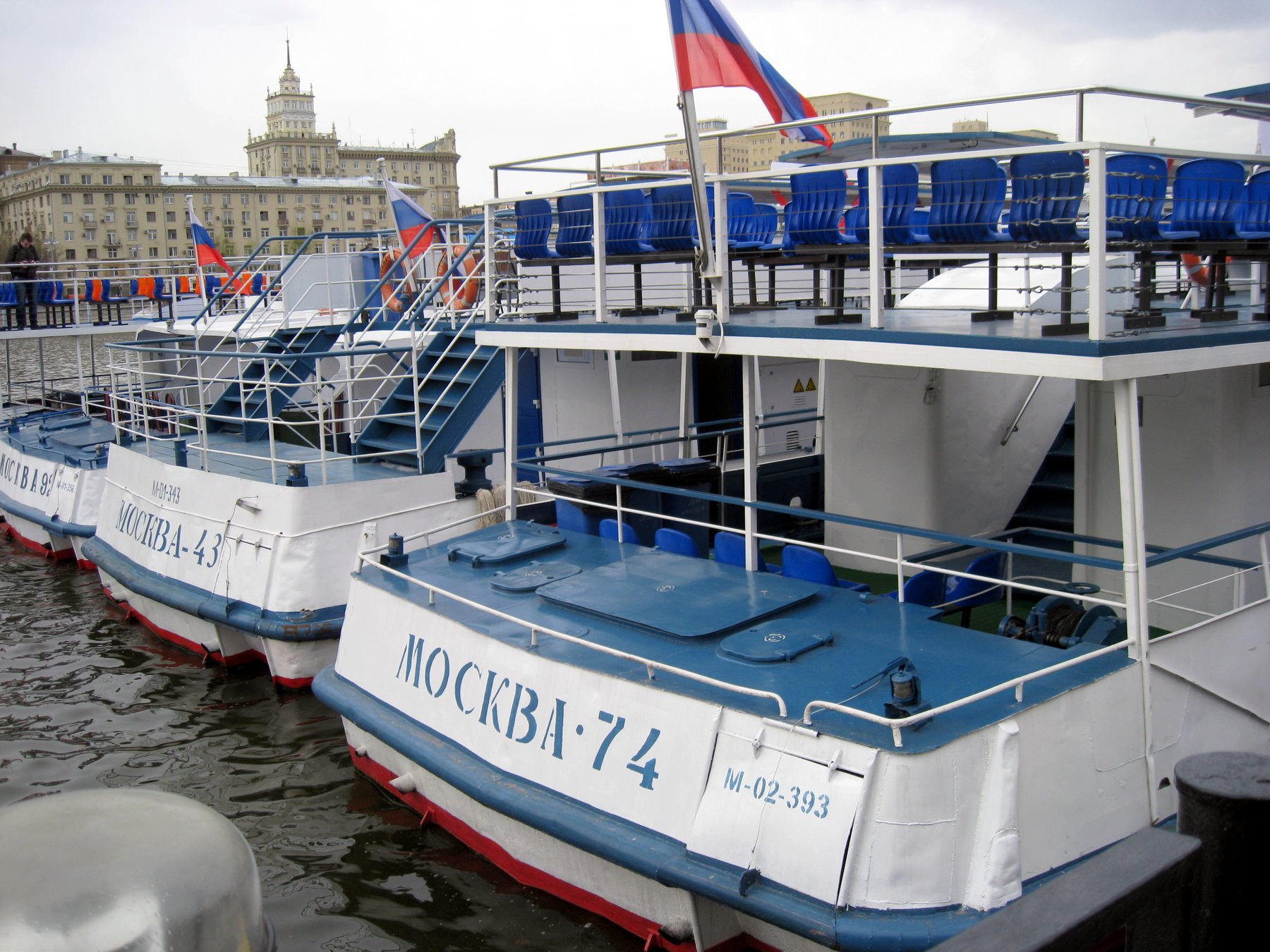 Парад речных судов разных эпох впервые пройдет на Москве-реке 12 мая