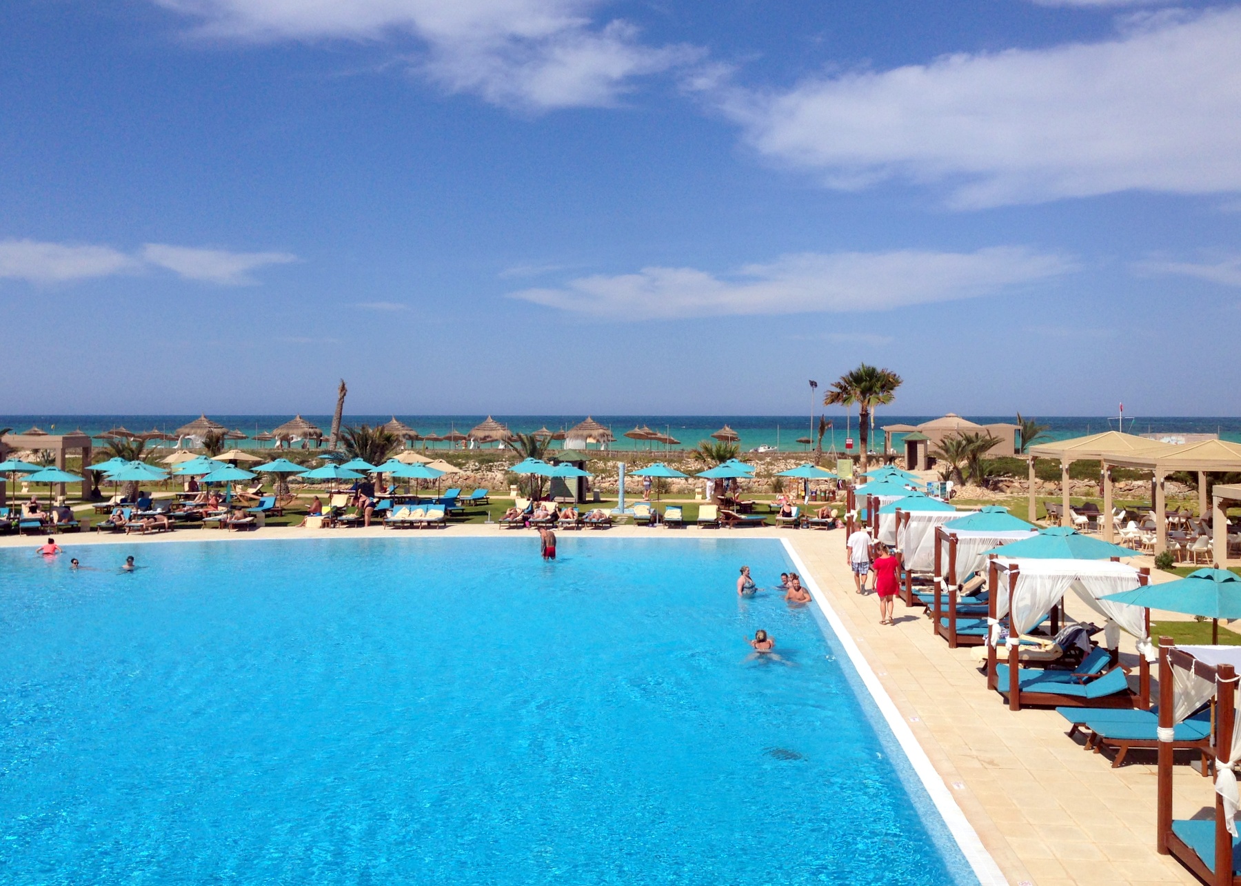 тунис, бассейн, курорт