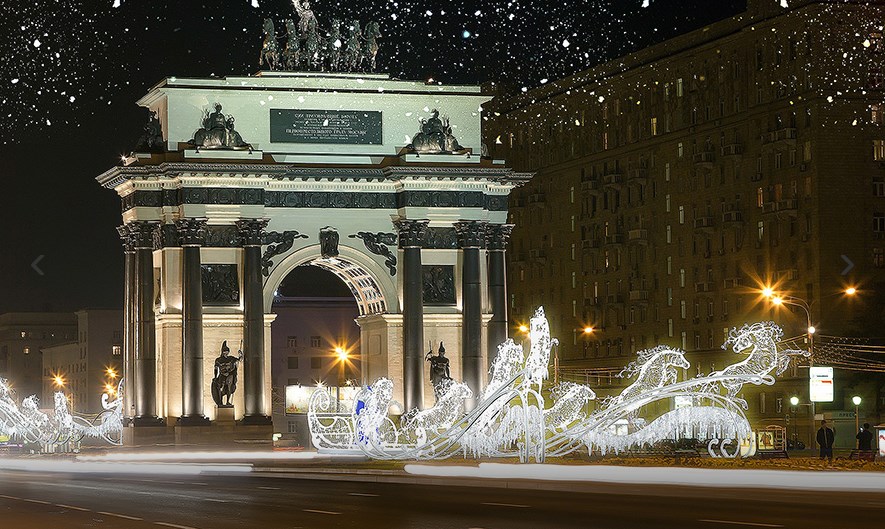 Туристы будут гулять по Москве в новогоднюю ночь при нулевой температуре