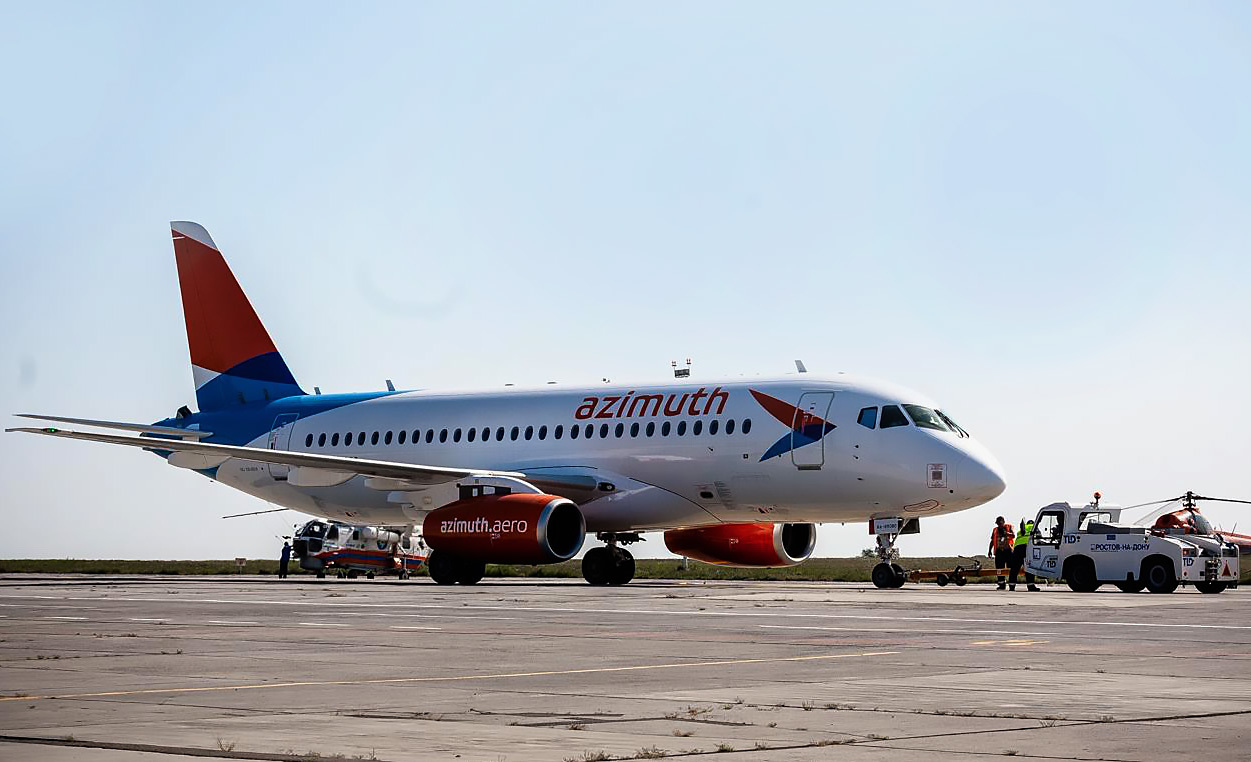 Авиакомпания "Азимут" начала выполнять полеты, первый рейс отправился из Ростова-на-Дону в Москву