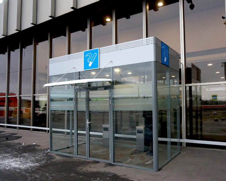 Павильоны для курения появились в аэропорту Шереметьево