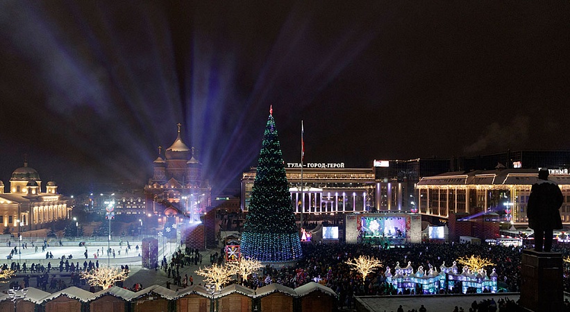 Более 60 тысяч туристов посетили Тулу в рамках проекта "Новогодняя столица России"