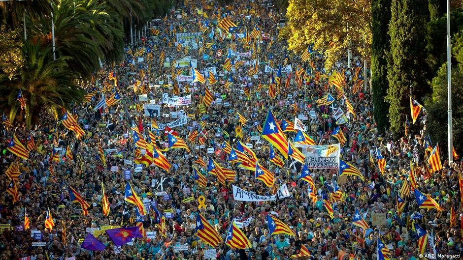 Массовые демонстрации в Барселоне продолжатся до 14 ноября