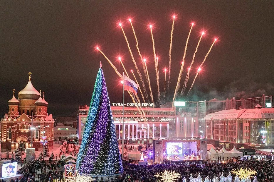 Около тысячи праздничных мероприятий пройдет в Туле в новогодние праздники