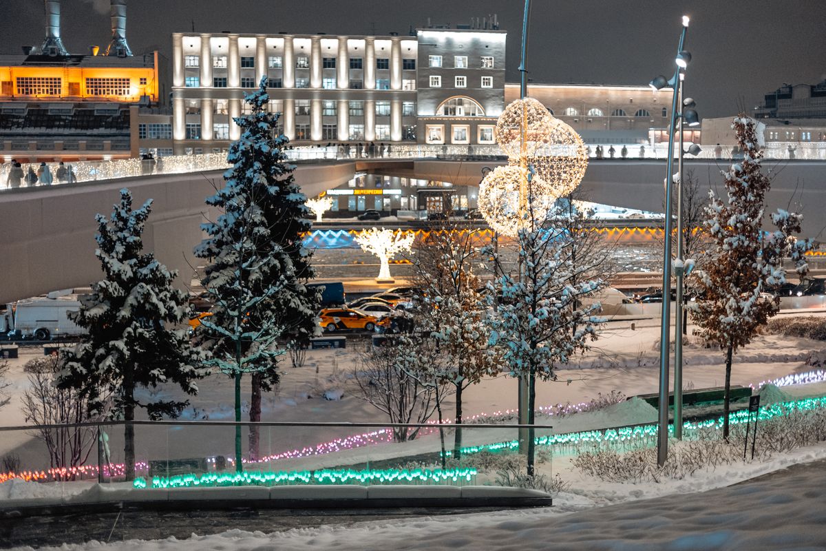 Где сделать лучшие фотографии новогодней Москвы