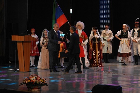 Международный фольклорный фестиваль "Горцы" проходит в Дагестане