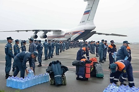 Около 80 тонн гуманитарных грузов доставлено в затопленные районы Приморья