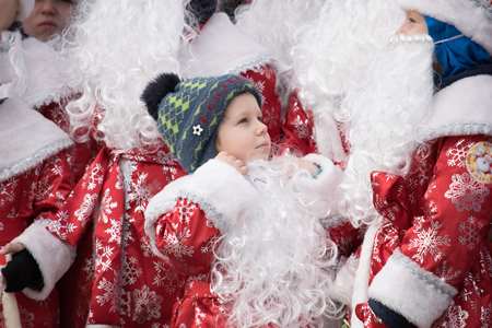Деды Морозы устроили парад в Ялте