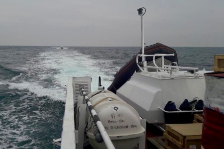 Флот и ФСБ отработали незаконный проход иностранных кораблей через Керченский пролив