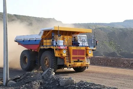 Роботизированные самосвалы БелАЗ проходят промышленные испытания в Хакасии